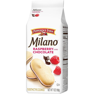 Pepperidge Farm Milano Cookies, Raspberry Chocolate, 7 Oz. Bag