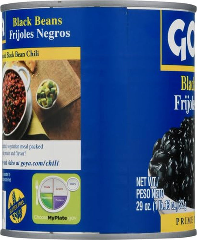 Goya Foods Black Beans, 29 Ounce