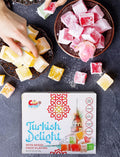 Sarah'S Candy Factory Turkish Delight with Assorted Fruit Flavors (4.05 Oz) Gift Box, Gift Basket