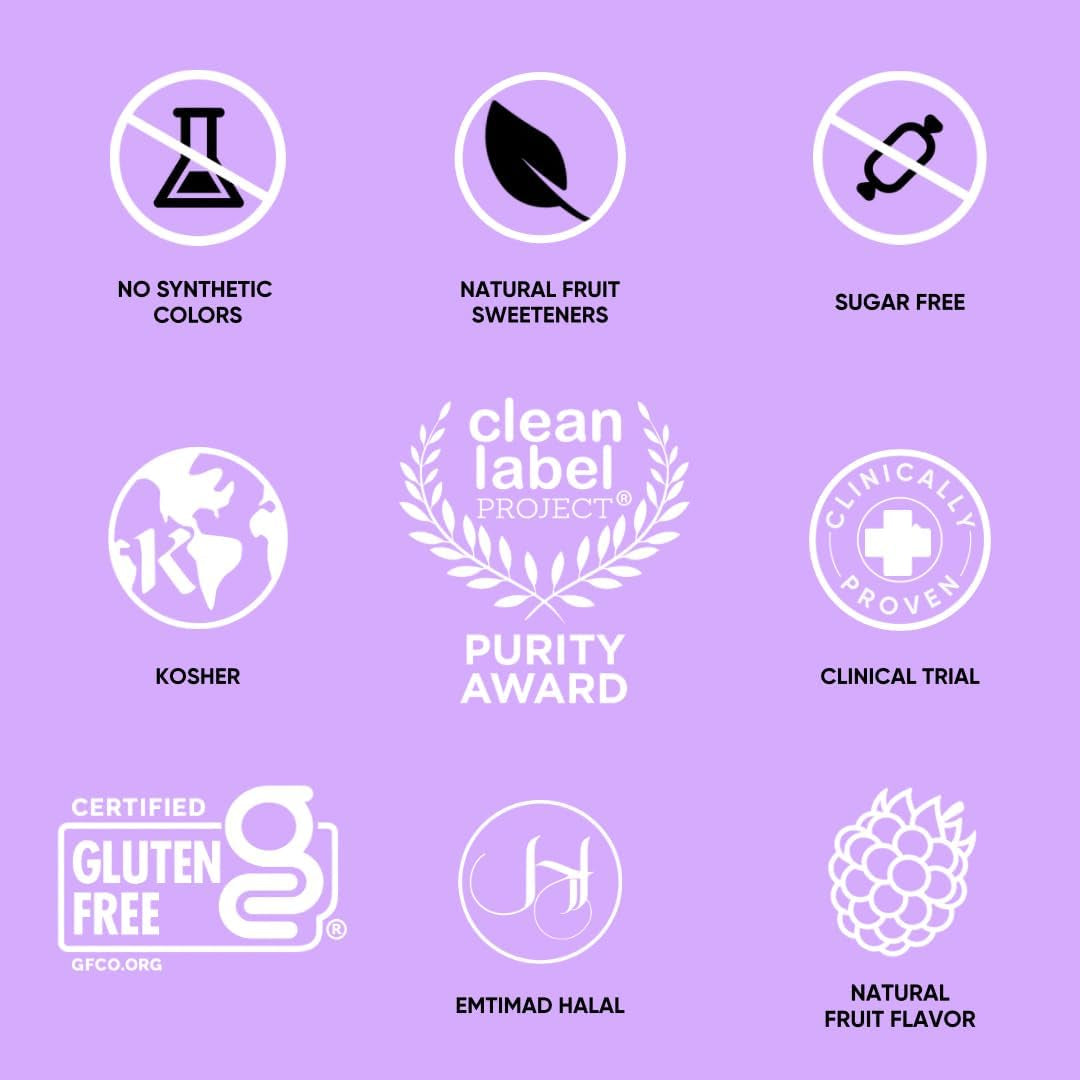 Novaferrum Yum | Multivitamin with Iron for Infants, Toddlers & Kids Ages 4 & under | Immune Support | Gluten Free Certified | Sugar Free | Raspberry Grape | 50 Servings