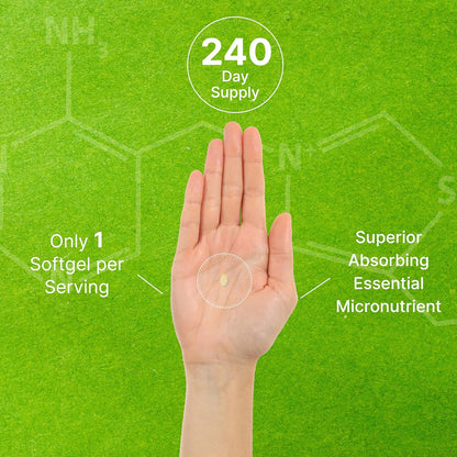 DEAL SUPPLEMENT Vitamin K2 MK-7 200Mcg per Serving, 240 Coconut Oil Softgels | Easily Absorbed Menaquinone-7 Form | Bone, Joint, & Immune Support – Non-Gmo