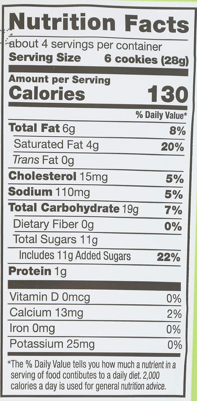 Thinsters Cookies, Key Lime Pie Cookies Thins, 4 Oz Pack