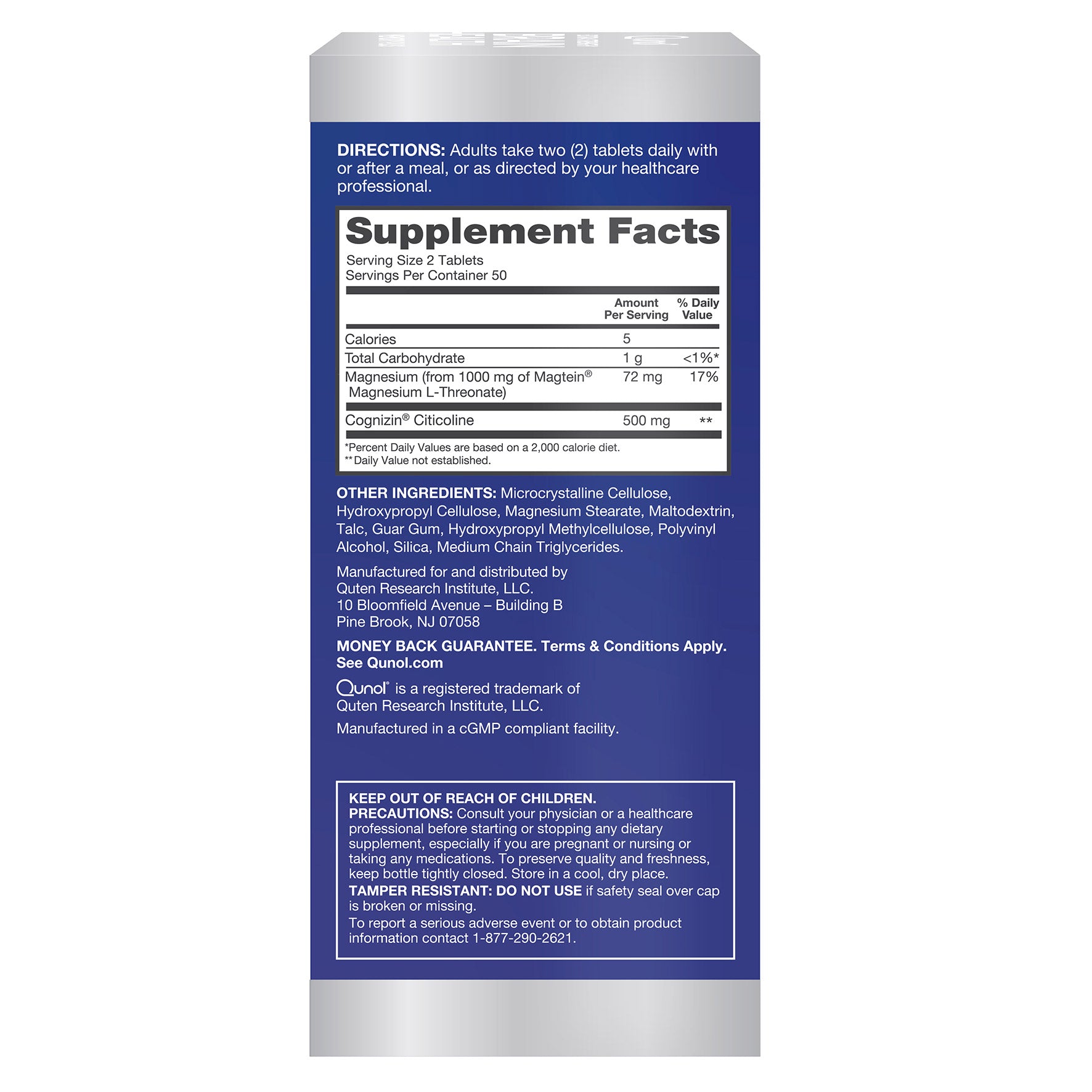Qunol Brain Health Memory Plus, 100 Count
