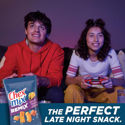 Chex Mix Snack Mix, Remix Zesty Taco, Savory Snack Bag, 11 Oz