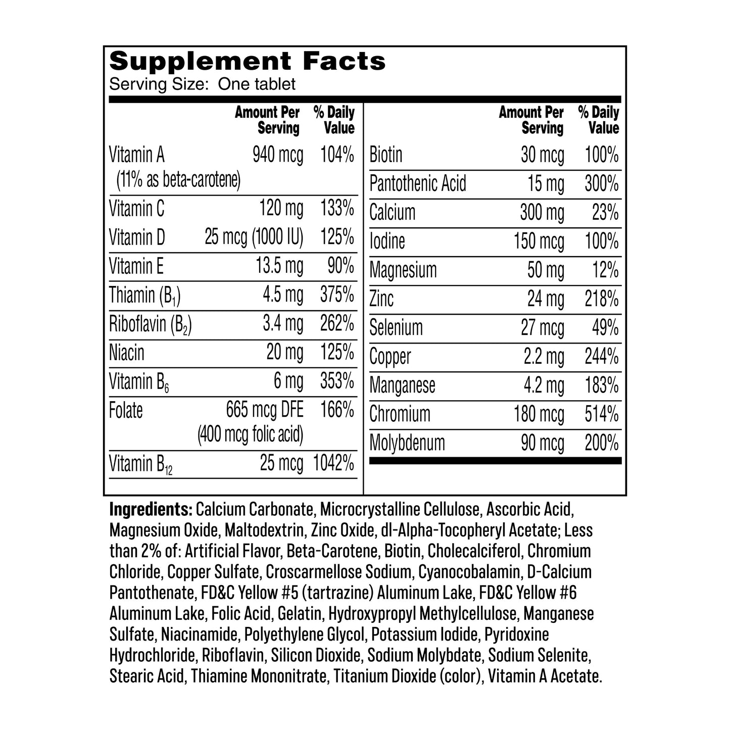 One a Day Women'S 50+ Healthy Advantage Multivitamin, 300 Tablets