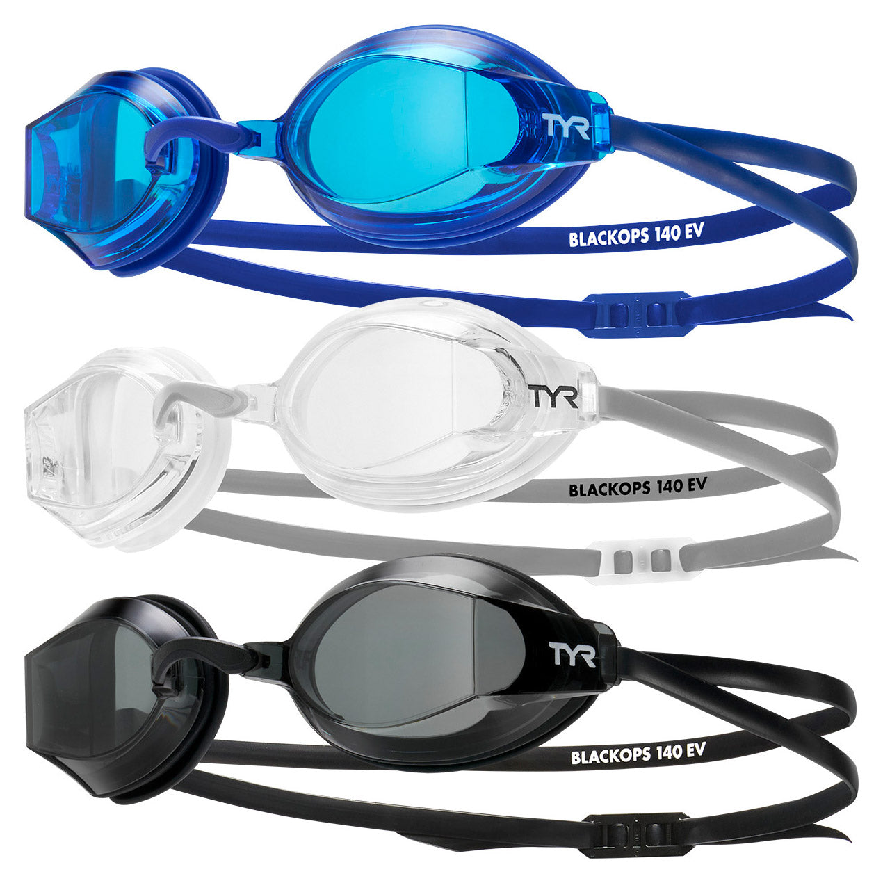 TYR Adult Swim Goggle 3-Pack