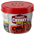 Campbell'S Chunky Chili, Hot & Spicy with Beans, 15.25 Oz Microwavable Bowl
