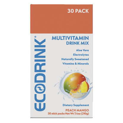Ecodrink Complete Multivitamin Drink Mix, 30 Packets