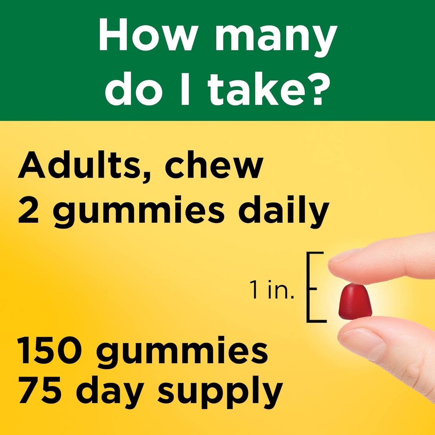 Nature Made Vitamin B12 Gummies 1000 Mcg per Serving, Dietary Supplement for Energy Metabolism Support, B12 Vitamins, 150 Gummy Vitamins, 75 Day Supply