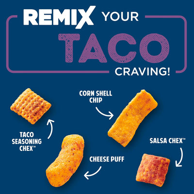 Chex Mix Snack Mix, Remix Zesty Taco, Savory Snack Bag, 11 Oz