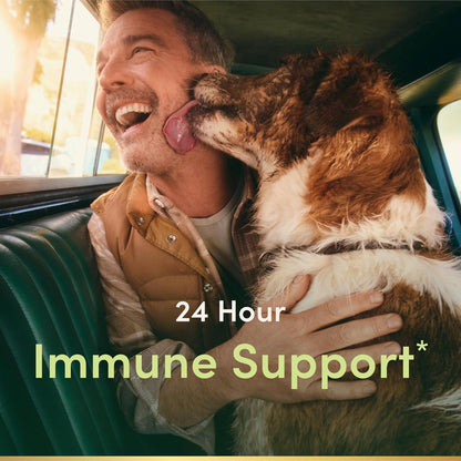 Nature'S Bounty Immune 24 Hour +, the Only Vitamin C with 24 Hour Immune Support from Ester-C, 1000 Mg Vitamin C, D & Zinc, Gluten Free, Rapid Release Softgels, 2 Softgels per Day, 50 Count