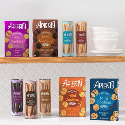 , Aplenty Hazelnut Rolled Wafers, 5 Oz