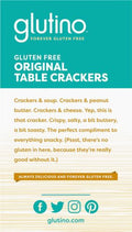 Glutino Gluten Free Table Crackers, Premium Squares, Original, 7 Oz