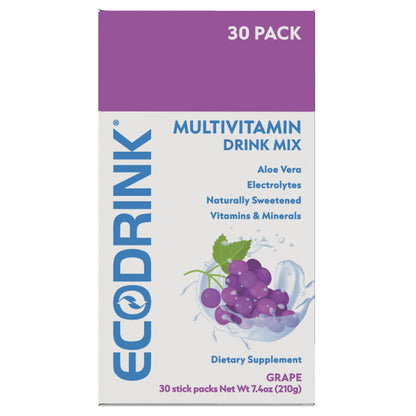 Ecodrink Complete Multivitamin Drink Mix, 30 Packets