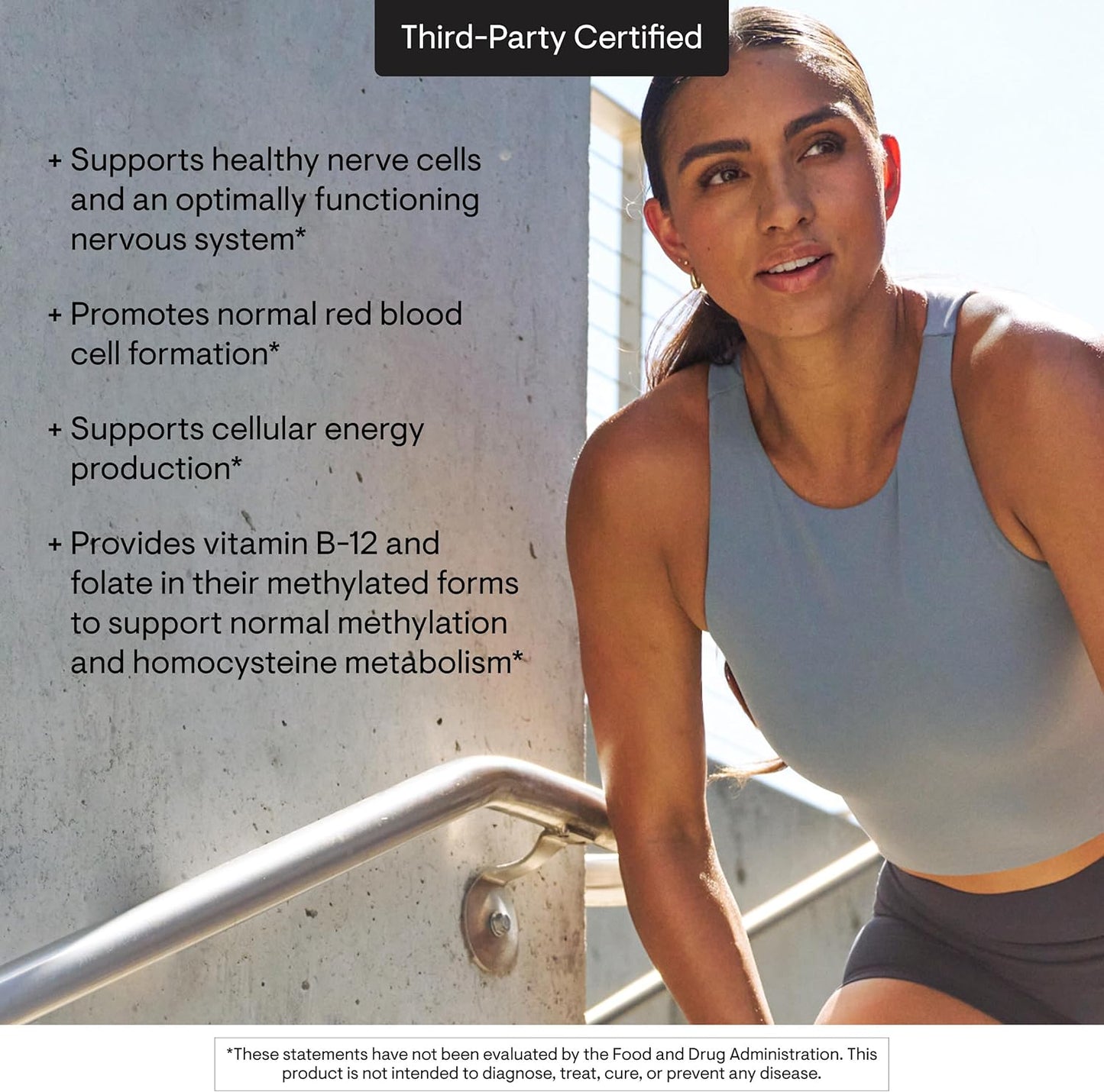 THORNE - B-Complex #12 - Vitamin B Complex with Active B12 and Folate - 60 Capsules