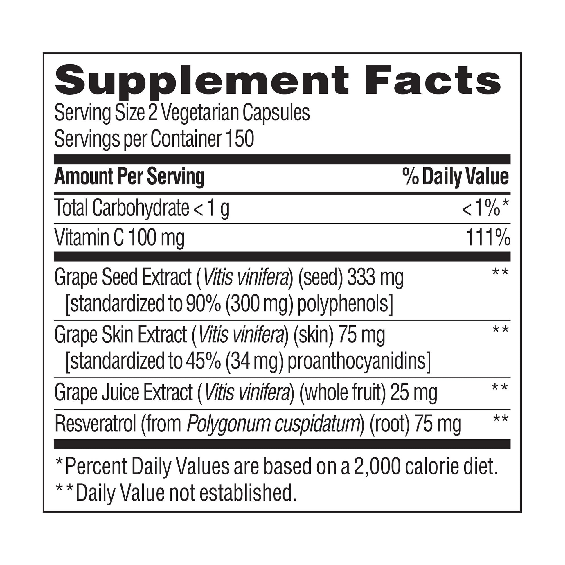 Trunature Grapeseed with Resveratrol, 300 Capsules