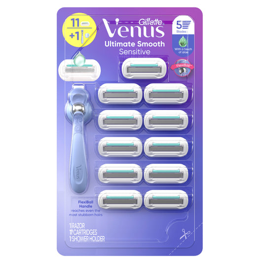 Gillette Venus Ultra Smooth Razor, 11-Count