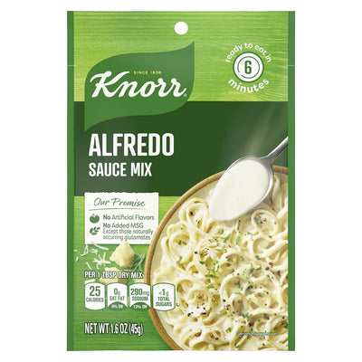 Knorr Creamy Alfredo Pasta Sauce Mix, 1.6 Oz Pouch