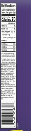 Funables Fruity Snacks, Mixed Berry Fruit Flavored Snacks, 0.8 Ounce Pouches (Pack of 10)