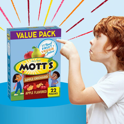 Mott'S Fruit Flavored Snacks, Apple Orchard, Gluten Free, 22 Ct