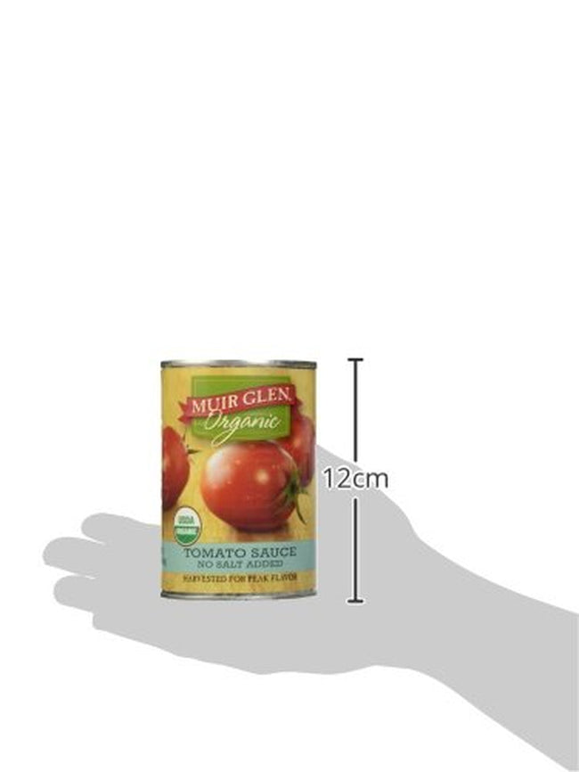 Muir Glen Organic Canned Tomato Sauce, No Salt Added, 15 Oz.