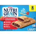 Nutri-Grain Soft Baked Breakfast Bars, Kids Snacks, Whole Grain, Strawberry, 10.4Oz Box (8 Bars)