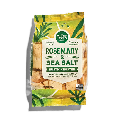 , Crackers Rustic Italian Rosemary, 6 Ounce