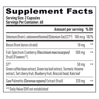 Weider  Prostate Health with Saw Palmetto, 120 Veggie Capsules