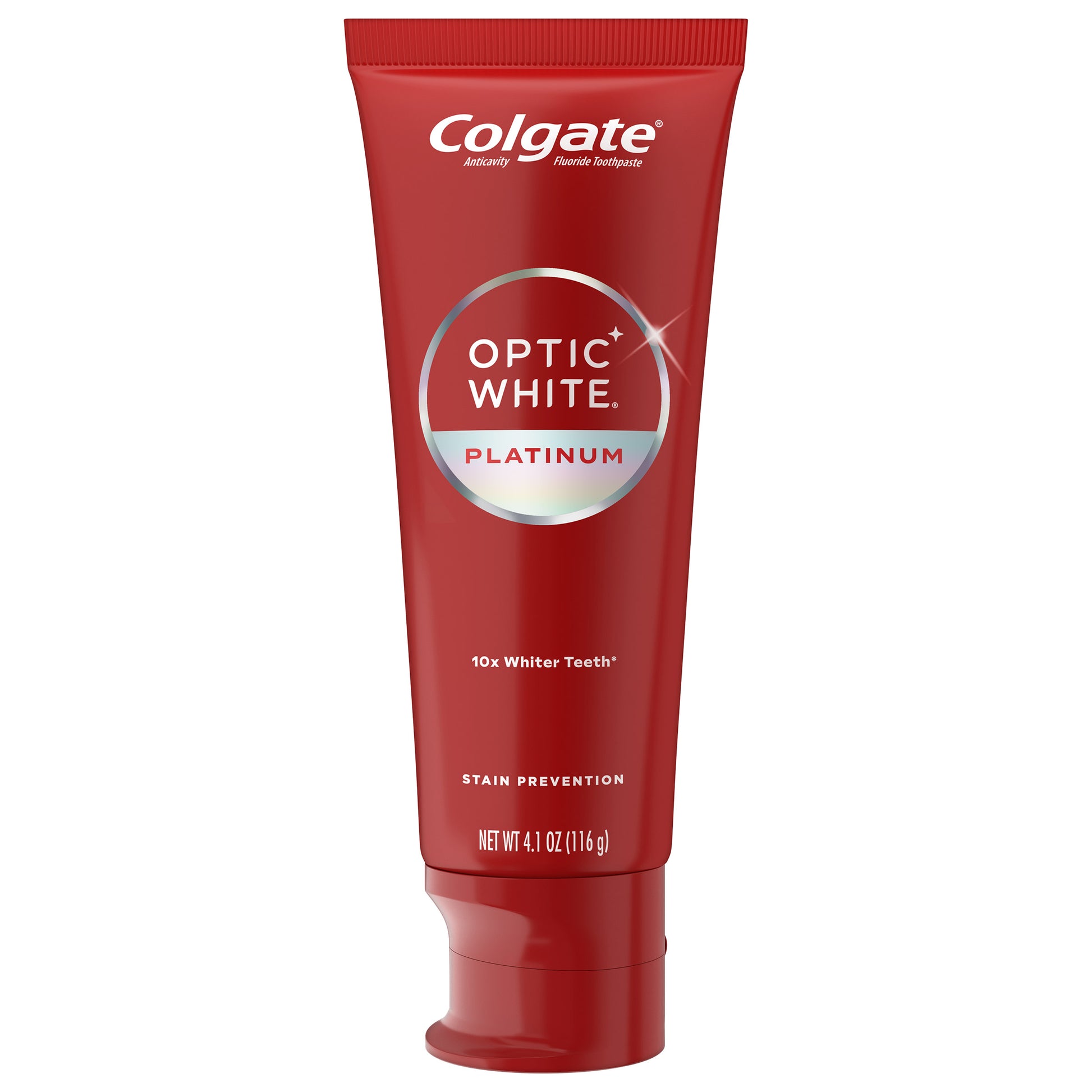 Colgate Optic White Platinum Toothpaste, 4.1 Oz, 4-Pack