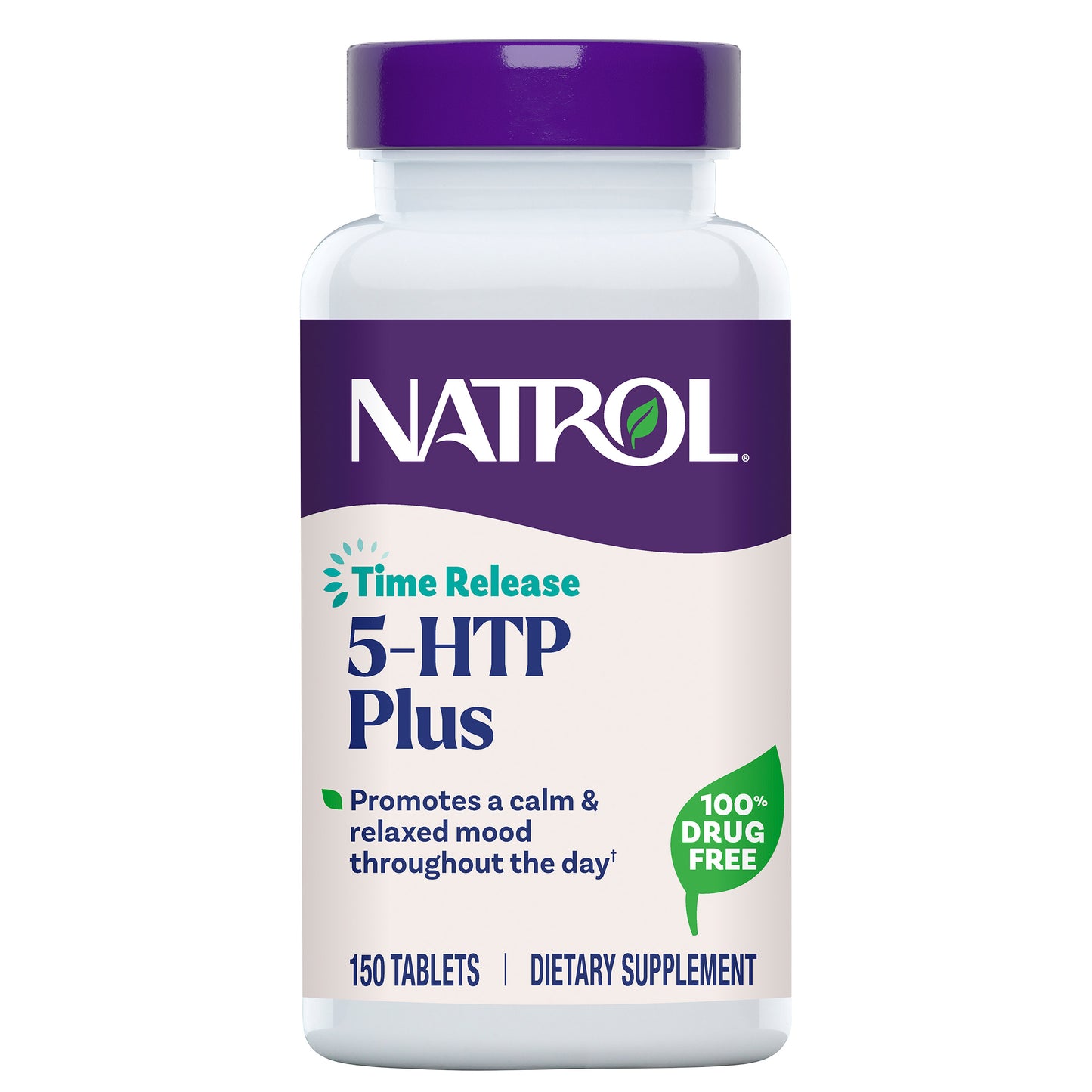 Natrol 5-HTP plus Mood & Relaxation 100 Mg., 150 Time Release Tablets