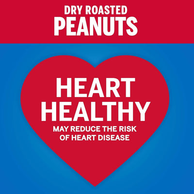 PLANTERS Salted Cocktail Peanuts, 16 Oz. Resealable Jar - Cholesterol Free Heart Healthy Snack - a Good Source of Essential Nutrients - Premium Quality Peanuts - Kosher