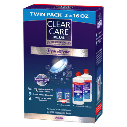 Clear Care plus Cleaning & Disinfecting Solution, 32 Fluid Ounces