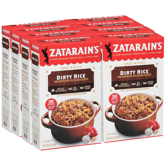 Zatarain'S Dirty Rice, 8 Oz Case of 8