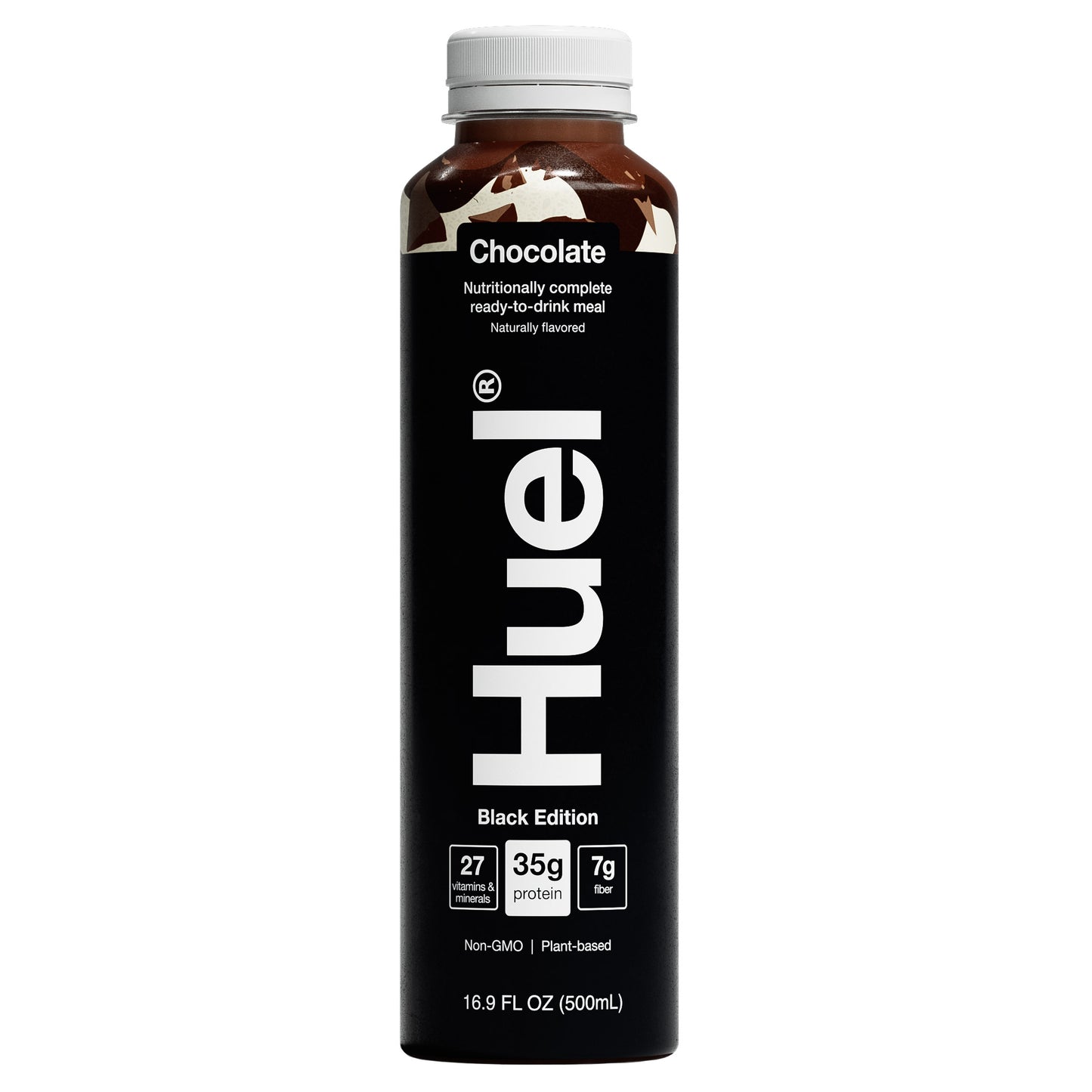 Huel Black Edition High-Protein Chocolate Meal  Drink, 16.9 Fl Oz, 12-Pack