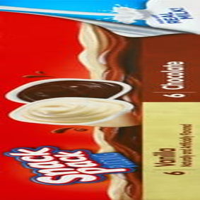 Snack Pack Chocolate and Vanilla Flavored Pudding Cups Family Pack, 12 Count Pudding Cups