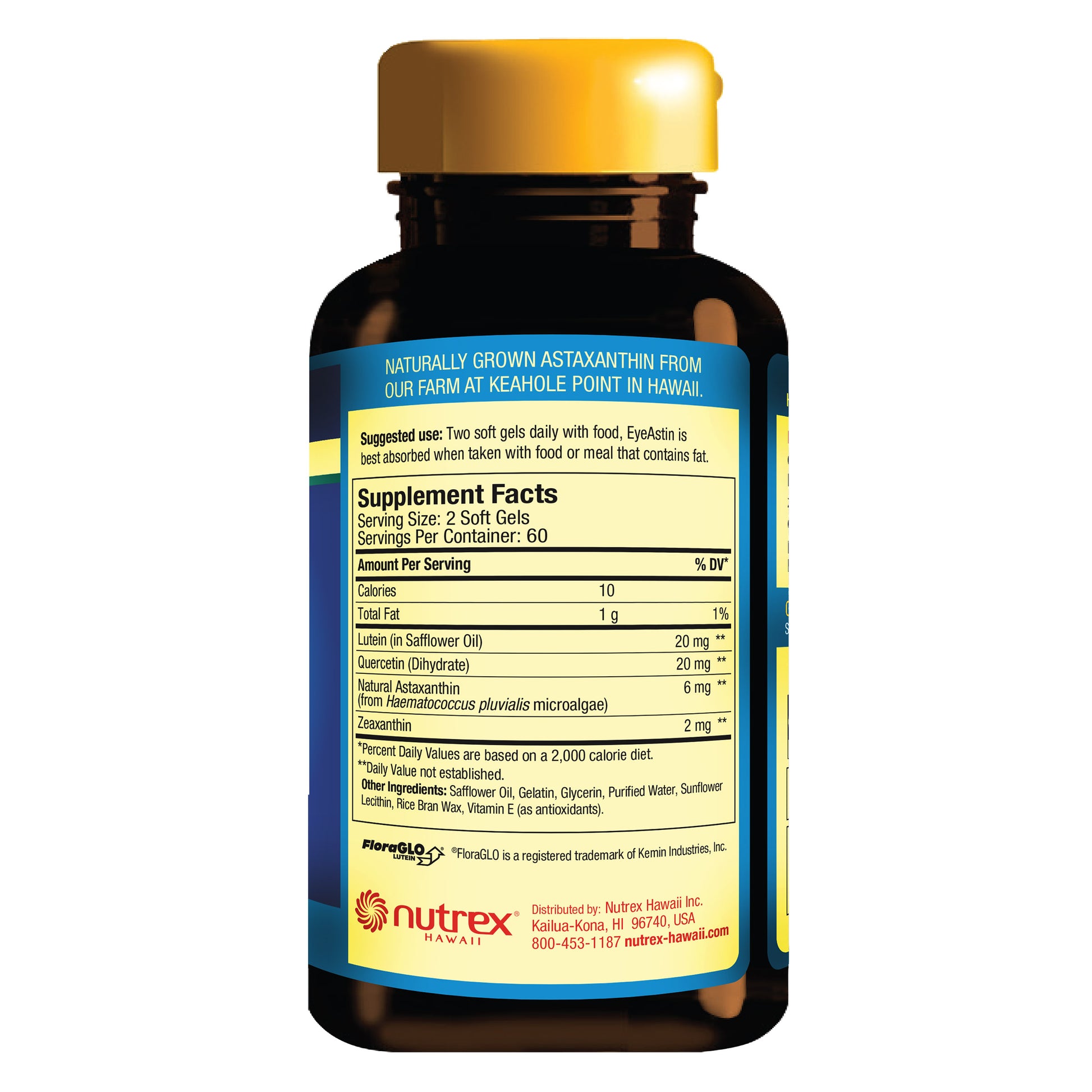 Eyeastin Hawaiian Astaxanthin, 120 Softgels