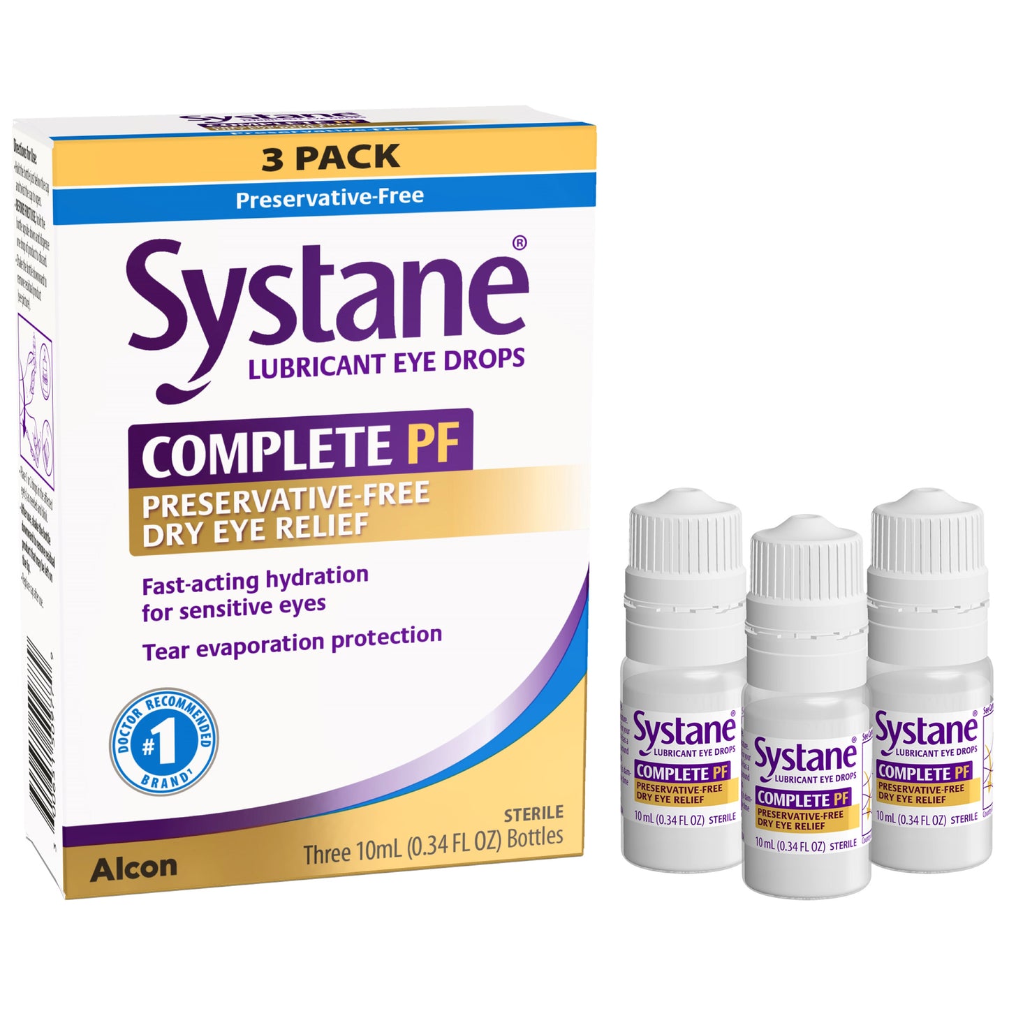 Systane Complete Preservative Free Lubricant Drops, 30Ml