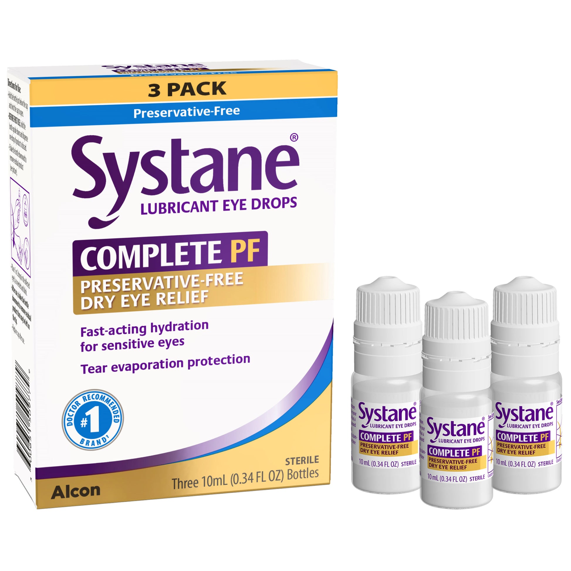 Systane Complete Preservative Free Lubricant Drops, 30Ml
