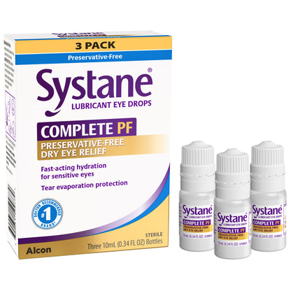 Systane Complete Preservative Free Lubricant Drops, 30Ml