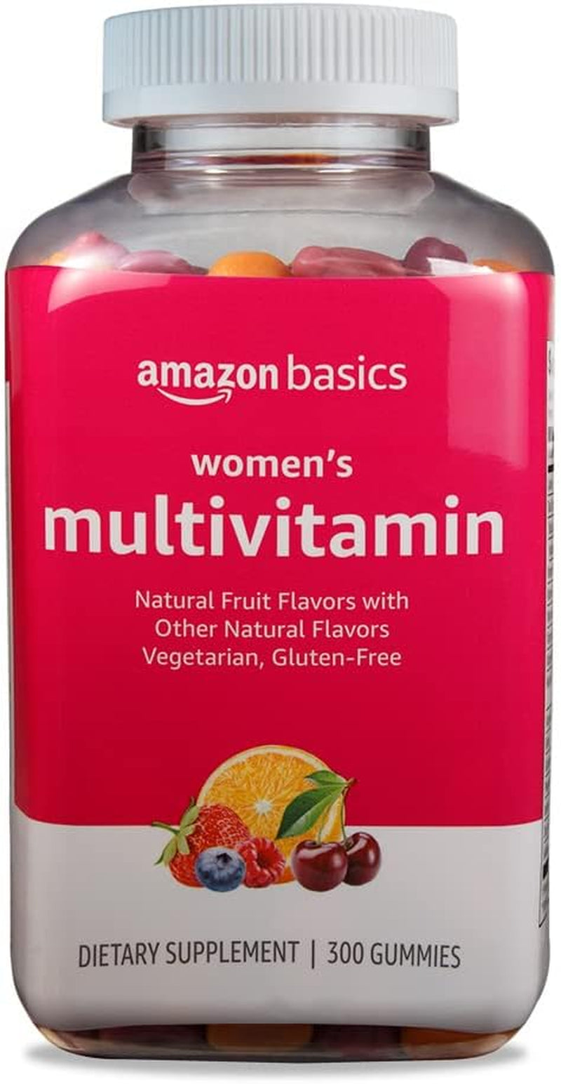 Women'S Multivitamin, Mixed Berry Flavor, Vegetarian & Gluten-Free, 300 Gummies (150 Servings) (Previously Solimo)