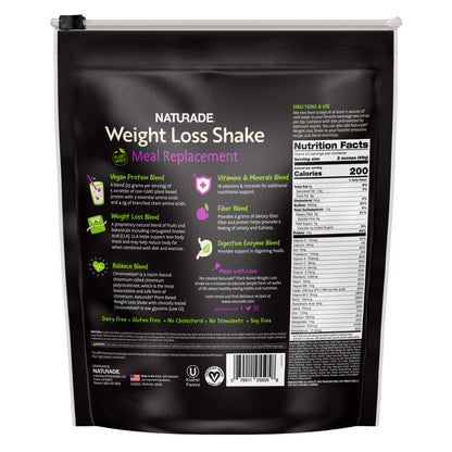 NATURADE Plant-Based  High Protein Shake, Vanilla Creme, 2.5 Lbs