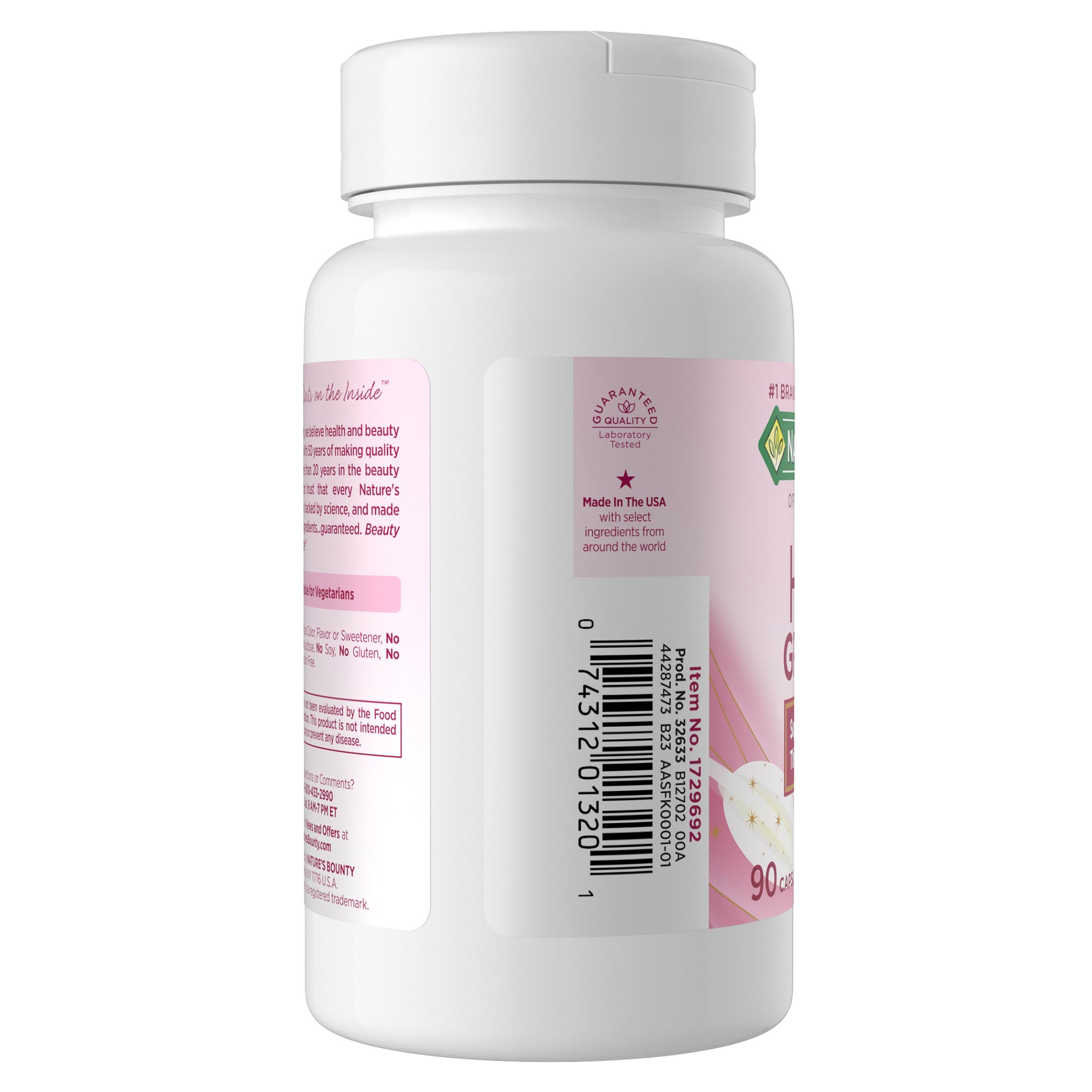 Nature'S Bounty Optimal Solutions Hair Growth, 90 Capsules
