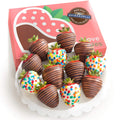 Home Delivery Celebration Chocolate Covered Strawberries - 12 Berries 