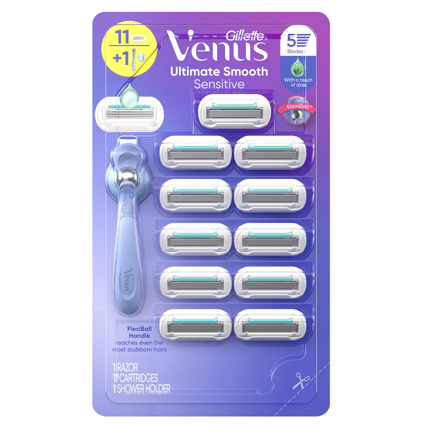 Gillette Venus Ultra Smooth Razor, 11-Count