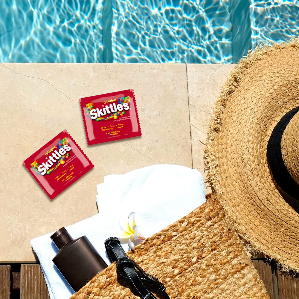 SKITTLES Original Fun Size Chewy Candy Bulk Pack, 4 Pound Box