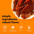 Golden Island Pork Jerky Korean Barbecue – Gluten Free Protein Snack, Great Stocking Stuffer, Korean BBQ Flavor, Made with 7G of Protein per Serving – 2.85 Oz