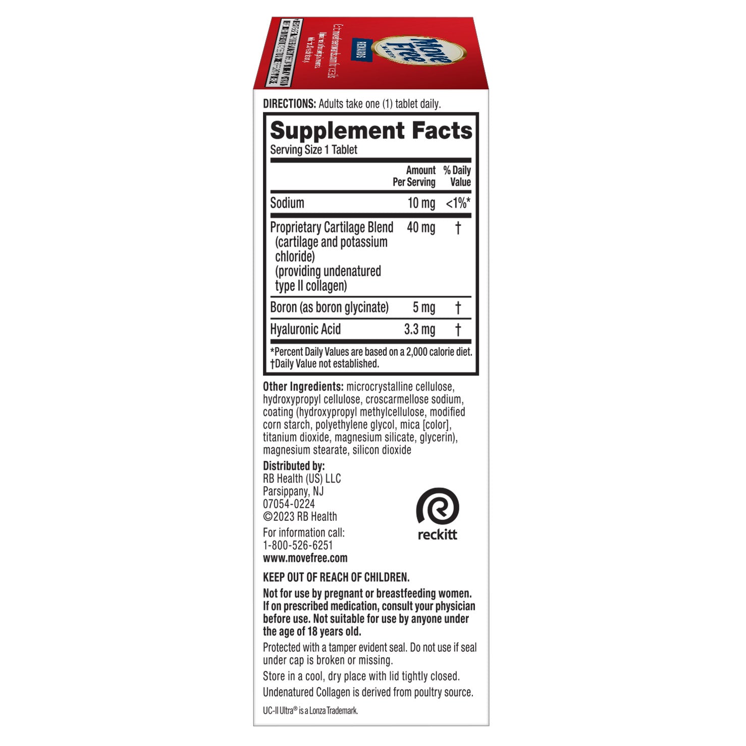 Schiff Move Free Ultra Triple Action Joint Supplement, 75 Tablets
