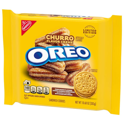 OREO Churro Creme Sandwich Cookies, Limited Edition, 10.68 Oz
