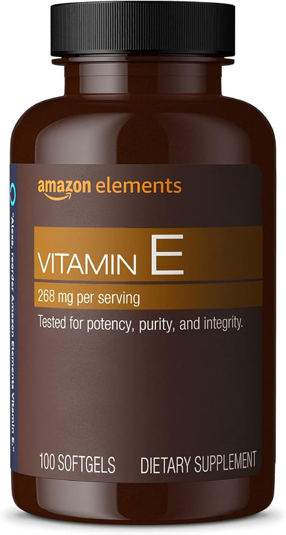 Elements Vitamin E, 400 IU, 100 Softgels, 100 Days of Supply (Packaging May Vary)