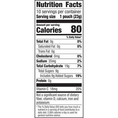 Jurassic World Fruit Flavored Snacks, Treat Pouches, 0.8 Oz, 10 Ct